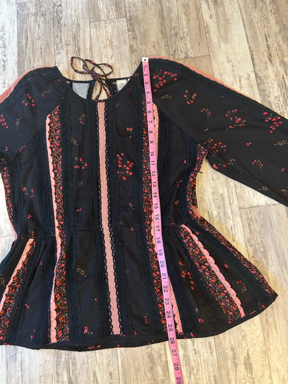 Anthropologie Seen Worn Kept Annemette Peplum Floral Blouse - Picture 15 of 16
